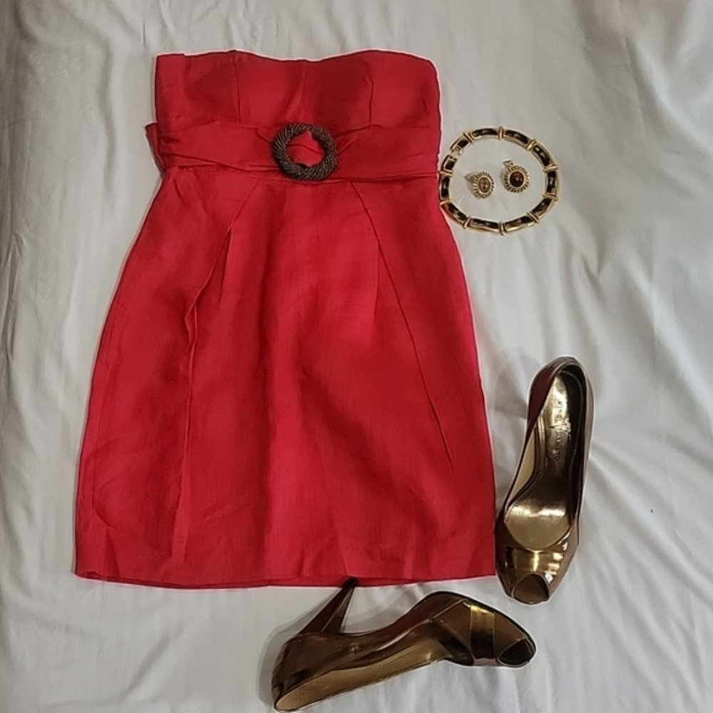 Red Backless Dress NWOT - Size S